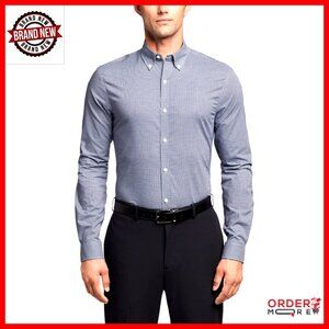Slim Fit Non-Iron Dress Shirt, Long Sleeve Cotton Button Down
